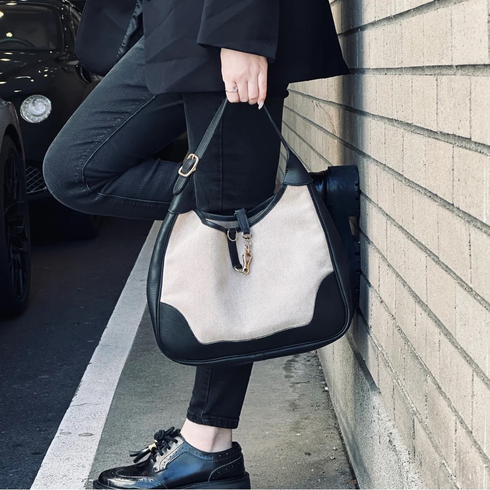 Hermes Toile H Trim Bag